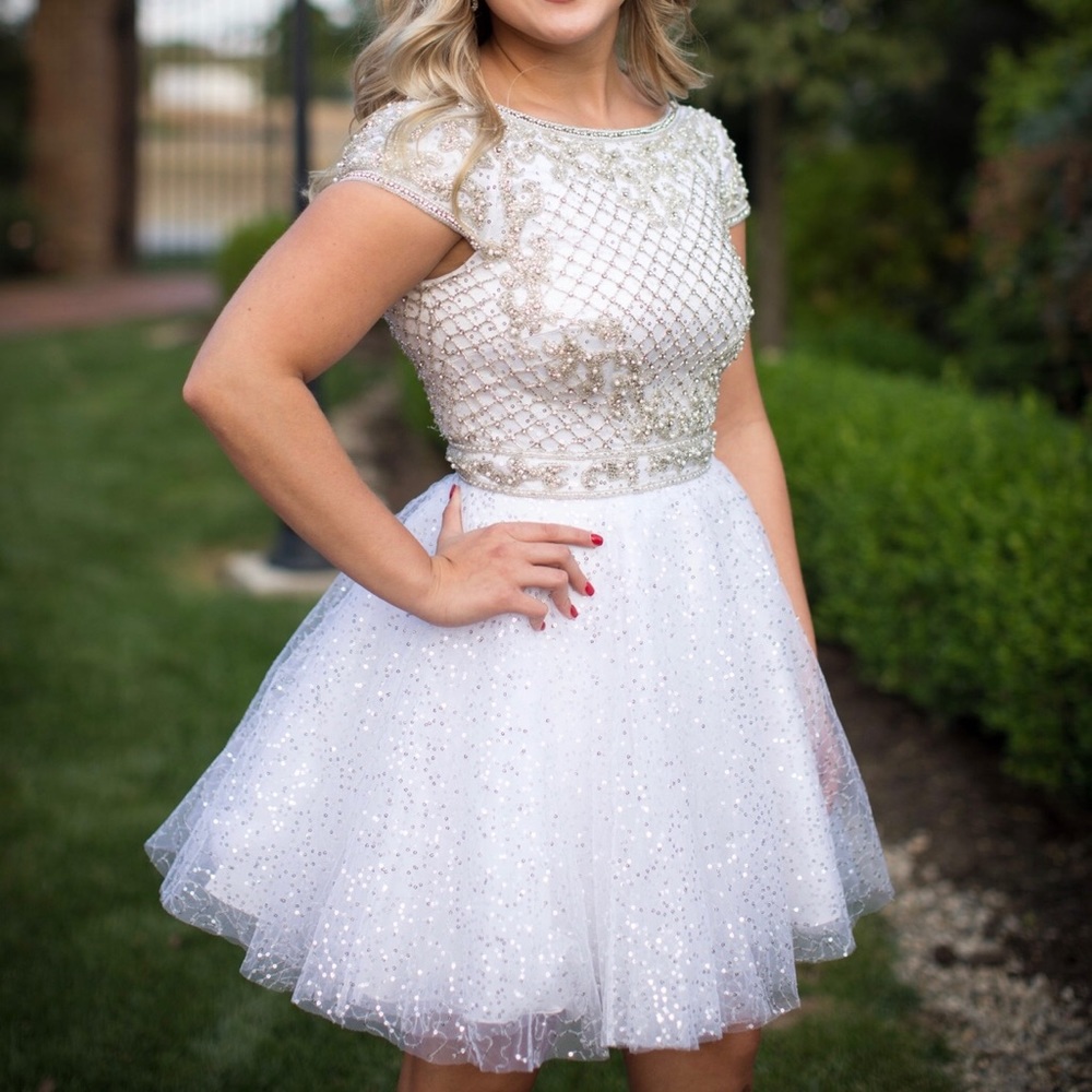 Sherri Hill, #52273, White, Size 2